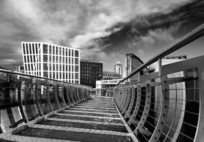 Fred Wood - Glass Bridge, Millenium Place, Coventry - Silver