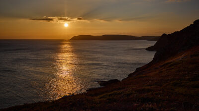 Fred Wood - Sunset Over Bolt Head, Devon - Highly Commended