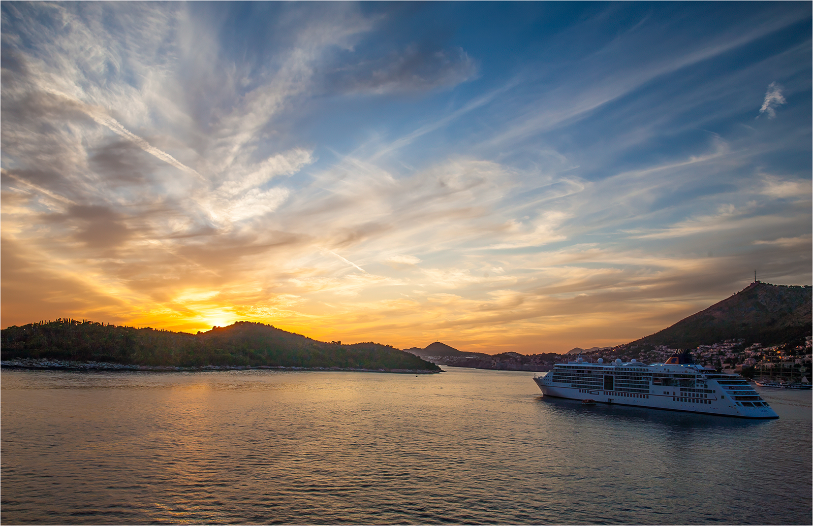 Silver - Cruising into the Sunset, Dubrovnik - John Shaw
